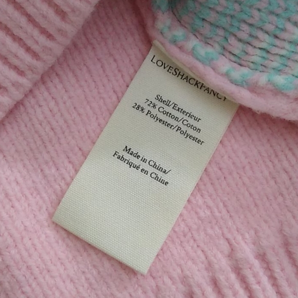 LoveShackFancy Gizela Pink Heart Pullover Sweater - Picture 12 of 12